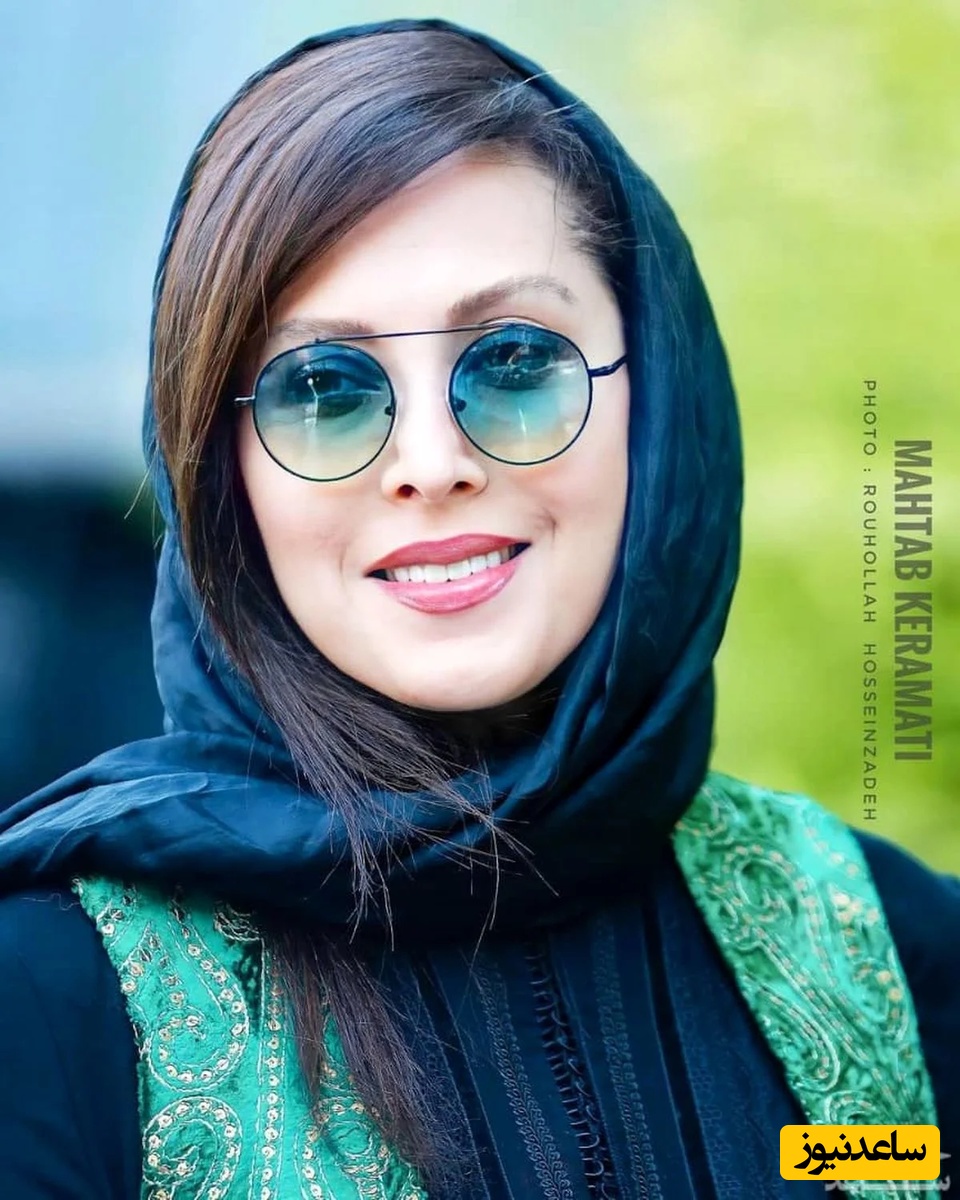 دلبری چهره جذاب و چشمان نافذ مهتاب کرامتی سوژه دوربین ها شد!