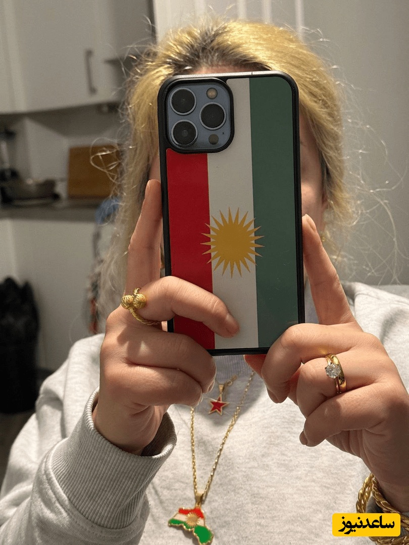 ساعد پناه با آرم و علائم تجزیه طلبی