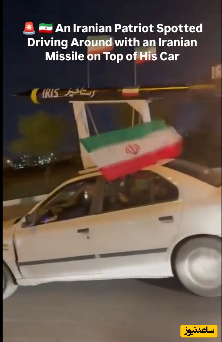 فیلم | سمندی که لانچر موشک شد / خلاقیت یک هموطن در تبدیل سمند به لانچر موشک در شب‌های شور و حماسه