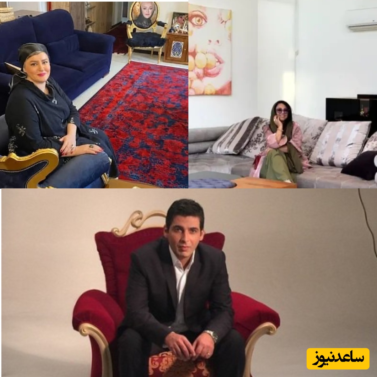 از رنگ آرامش‌بخش سبز پاستیلیِ مبلمان کمند امیرسلیمانی تا رنگ پرطرفدار مبلمان ترندِ مرجانه گلچین؛ در نگاهی به نبرد سلیقه‌ها و مدل در خانه بازیگران+فیلم و عکس