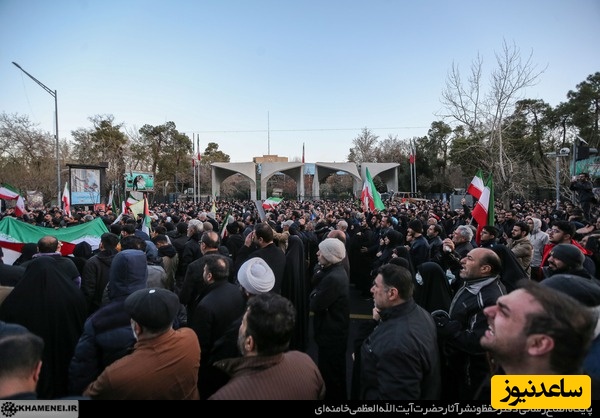 تصاویری از حضور مردم داغدار ایران در خیابان‌های سراسر کشور