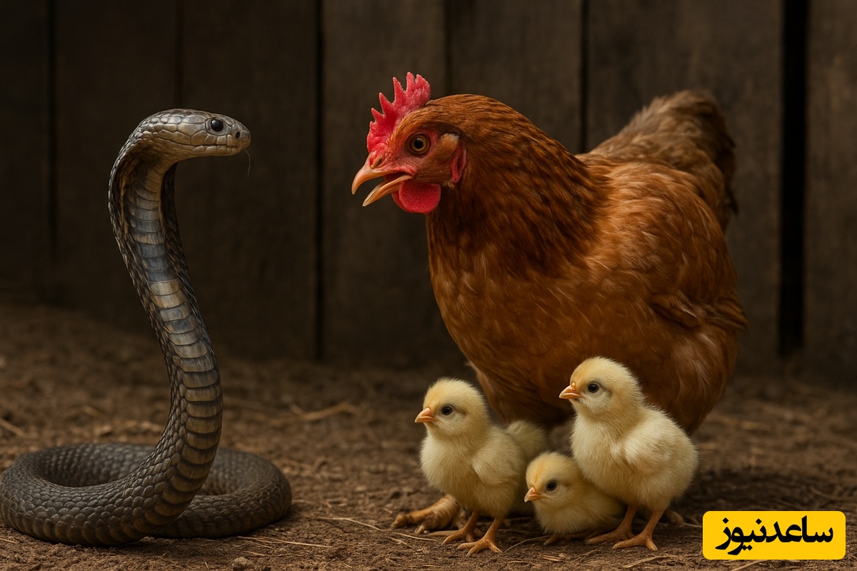 فیلم/ مستند حیات وحش حیوانات / نبرد مرغ با شاه کبرا