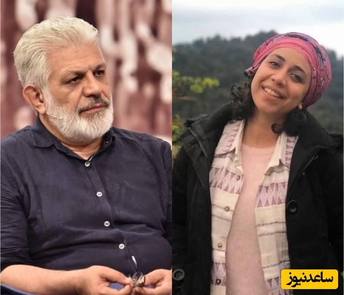 عکس پرویز فلاحی پور و دخترش
