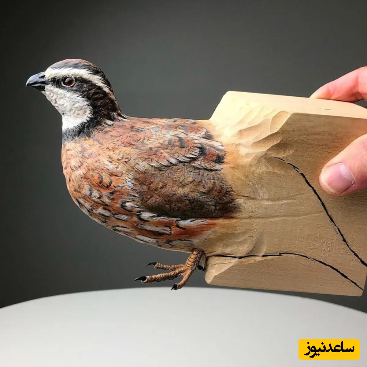 مجسمه چوبی