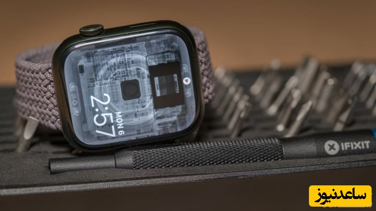 iFixit تصویر پس‌زمینه متفاوتی از اپل واچ سری ۷ منتشر کرد