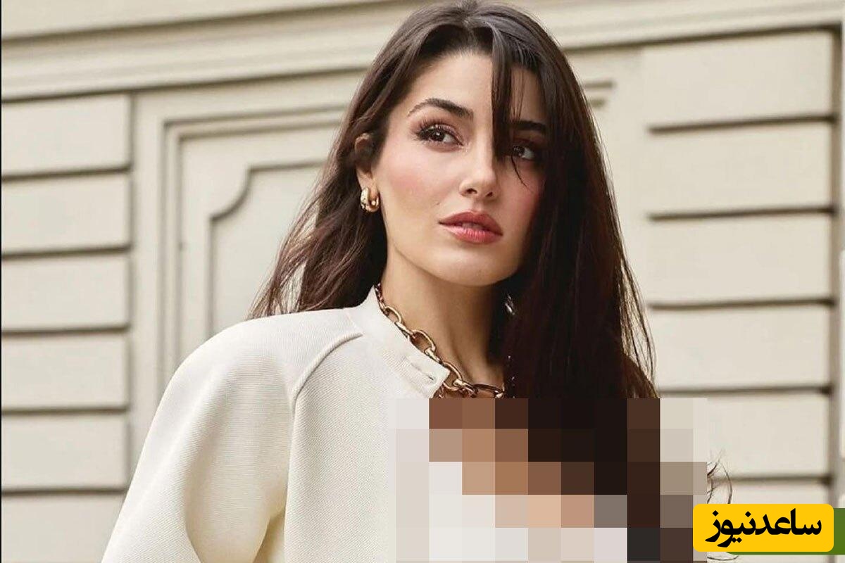 خودنمایی و دلبری هانده ارچل با قد و بالای رعناش با این لباس محشر سفید/انگار لباس عروسه!