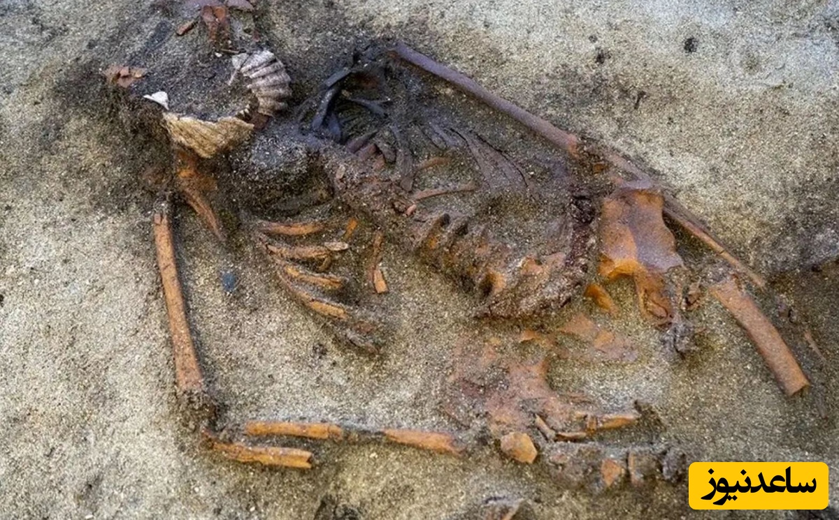 کشف مقبرۀ هزارسالۀ یک زن با «صدف‌هایی در کنار دهان»