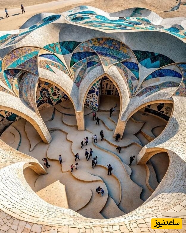 تصاویری از خلق زیبایی در دل کویر | هوش مصنوعی چطور کویر ایران را آباد می کند ؟+ عکس