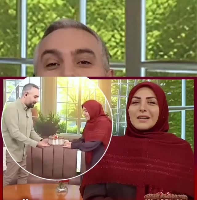 کِل کشیدن مجری روی آنتن برای تولد المیرا شریفی‌مقدم +ویدئو