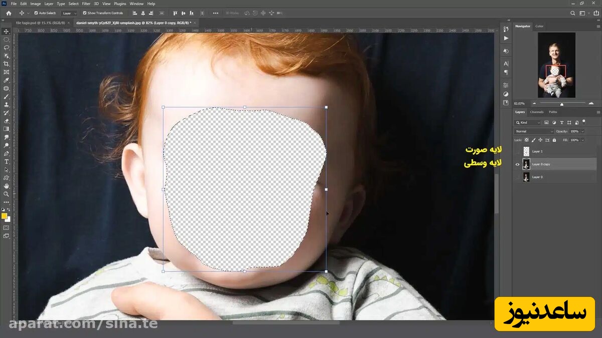 چگونه در فتوشاپ چهره‌ افراد را جابجا کنیم؟+ فیلم آموزشی