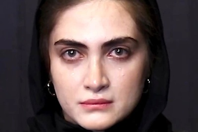 گریه‌های از عمق دل و به پهنای صورت الناز ملک به خاطر زویا امامی و همسر بازیگرش+ویدیو/ روحش شاد