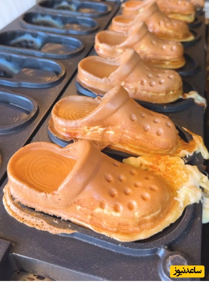 ابتکار خنده‌دار و خوشمزه قناد حرفه‌ای در پخت شیرینی به شکل دمپایی بچه‌های دهه شصتی+ ویدیو/ بیچاره دهه شصتیا به دمپایهامونم رحم نکردن😂