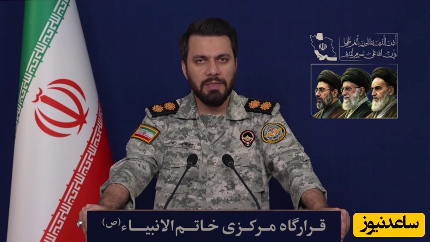 سخنگوی قرارگاه مرکزی خاتم الانبیا هم اکنون بیانیه جدید صادر کرد: تقاص تک‌تک خون‌های به ناحق‌ریخته شده و غرامت آسیب‌های وارده را پس خواهید داد+ ویدیو