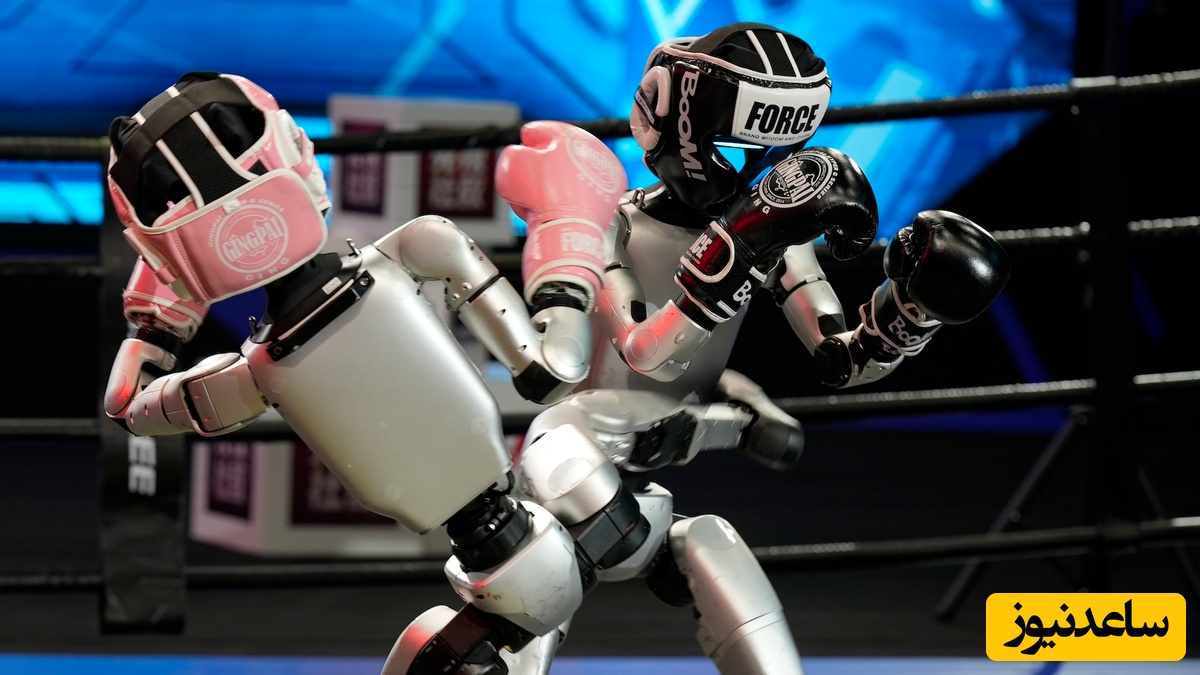 (ویدئو) مبارزه وحشیانه ربات‌های انسان‌نما در چین!