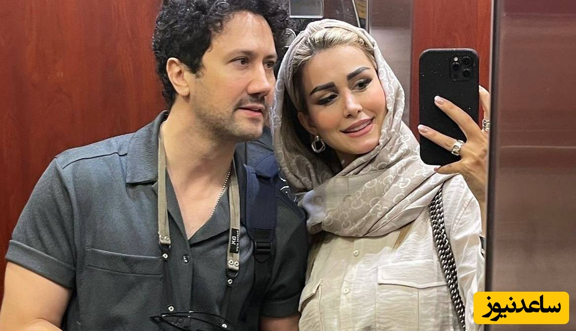 عکس جالب همسر و فرزندان شاهرخ استخری در شهربازی