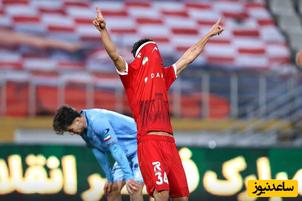 سوپرگل زیبای پدیده 19ساله پرسپولیس مقابل چادرملو/ جواهری که شبیه 30ساله ها بازی میکند!