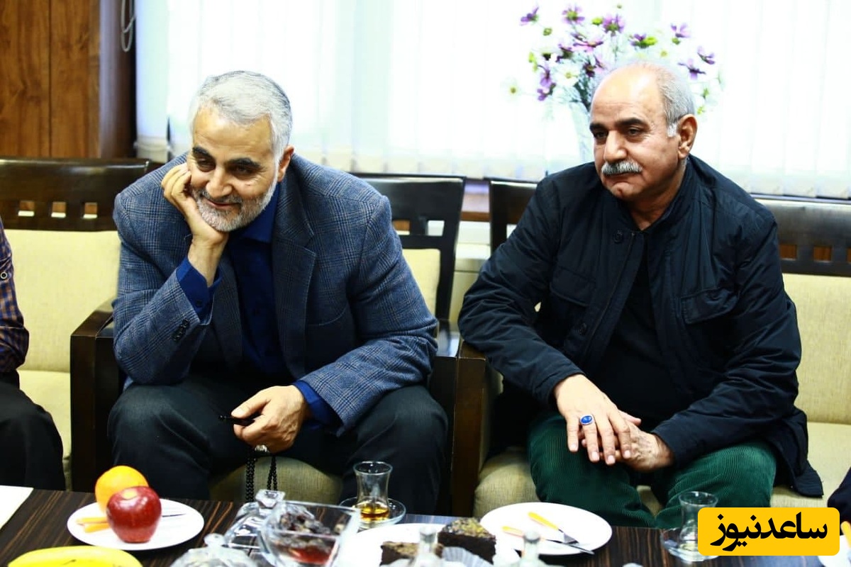 سردار سلیمانی بعد از دیدن گریم پرویز پرستویی در این فیلم پرطرفدار: اینکه منم...+ویدیو