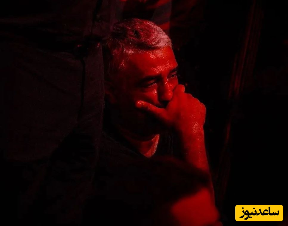 چهره گریان پژمان جمشیدی