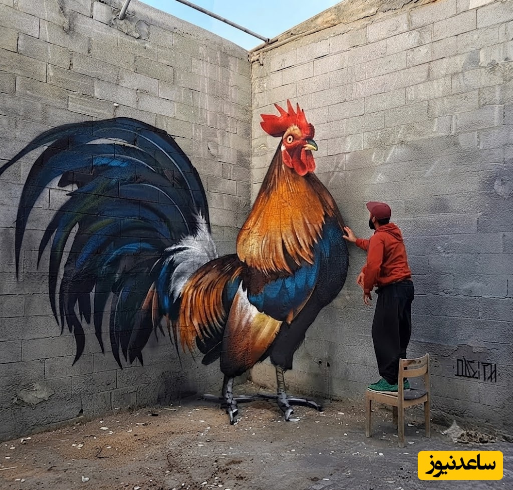 نقاشی خروس