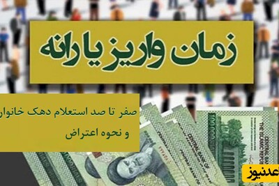 مبلغ جدید یارانه و کالابرگ الکترونیکی بر اساس دهک بندی از امروز دوشنبه تا شنبه واریز میشود/+ صفر تا صد استعلام دهک خانوار و شیوه اعتراض
