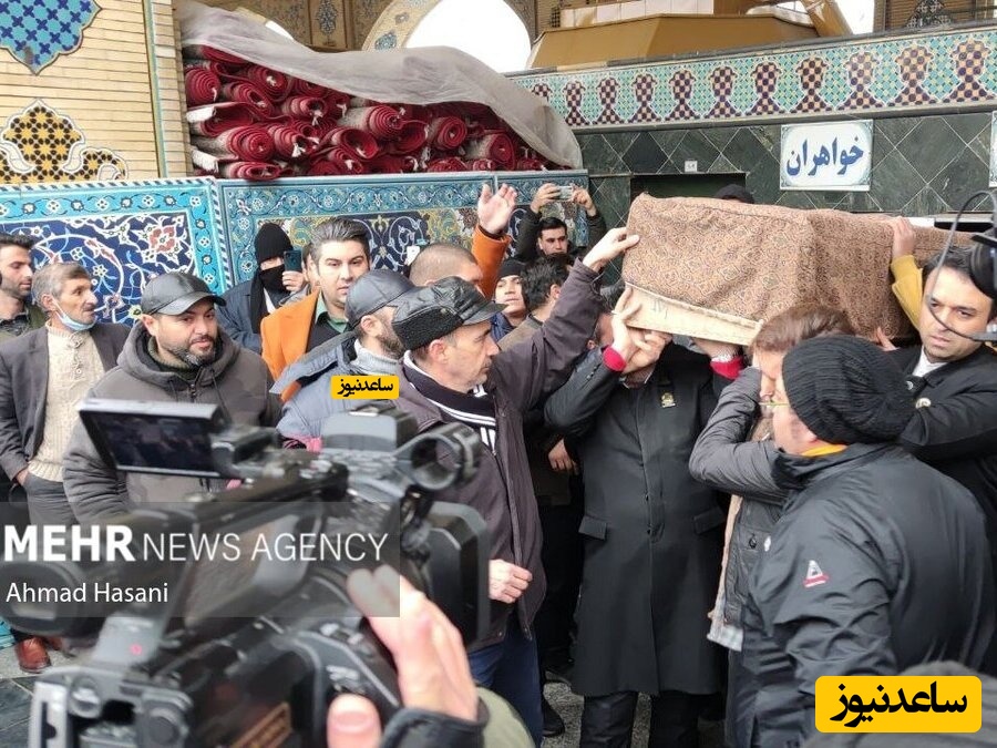 تشییع شهرام عبدلی در حرم مطهر رضوی