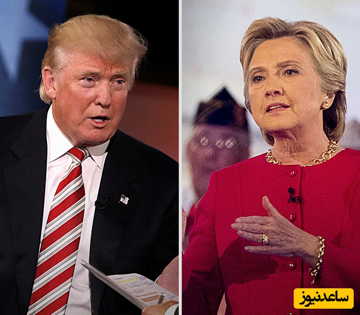 (ویدیو) فحش بسیار زشت ترامپ به هیلاری کلینتون:‌اصلا دلم نمیخواهد با او به یک خانه بروم؛خیلی نچسبه/ می‌خوام بهش بگم **** ولی همسرم اجازه نمیده!😲