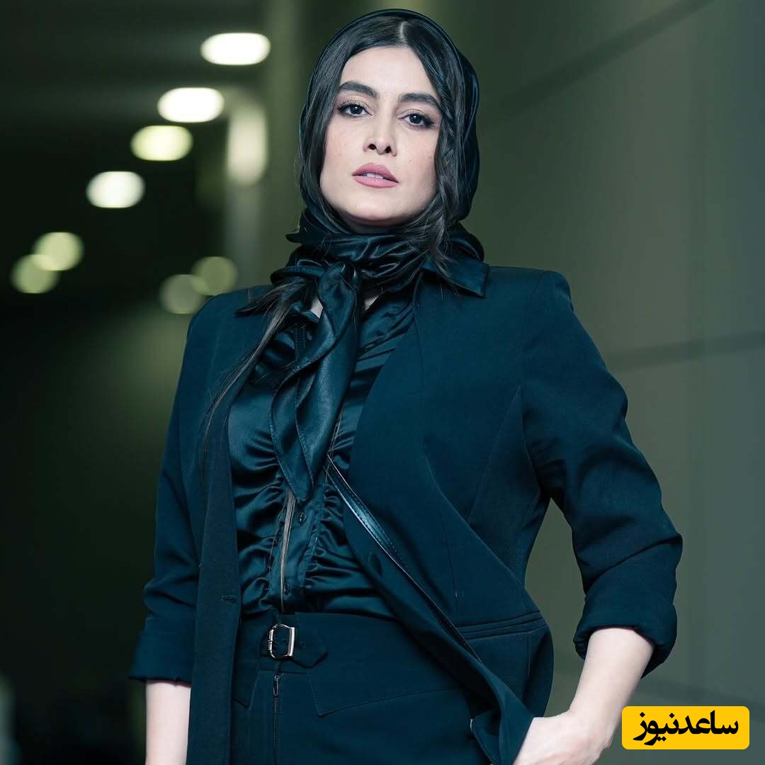 سلفی متفاوت فهیمه مومنی از چهره زیبای خود!مژه ‌های پرپشت و بلندش چه دلبری میکنه😍😍