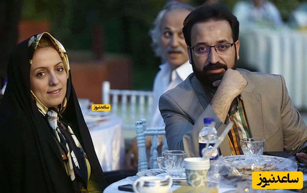 فرزاد جمشیدی و همسرش