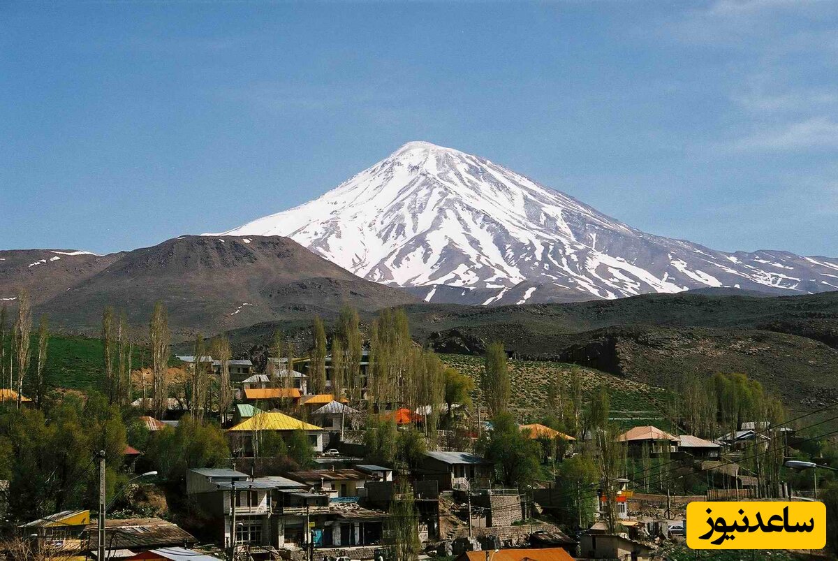 (عکس) دماوند بالاخره از تهران دیده شد! / سلام ای دیو سپید پای دربند، ای گنبد گیتی ای دماوند ...