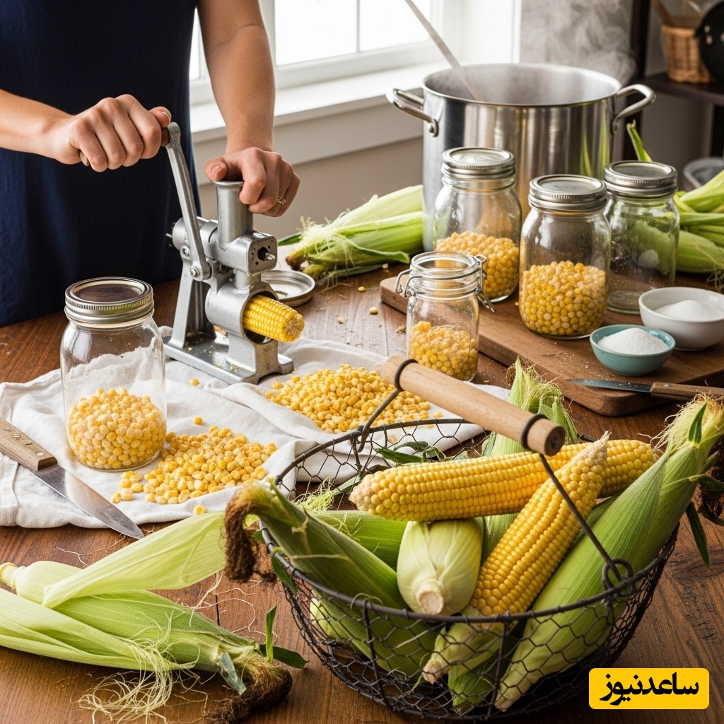 دون کردن ذرت به ساده‌ترین روش و اصول نگهداری طولانی مدت آن