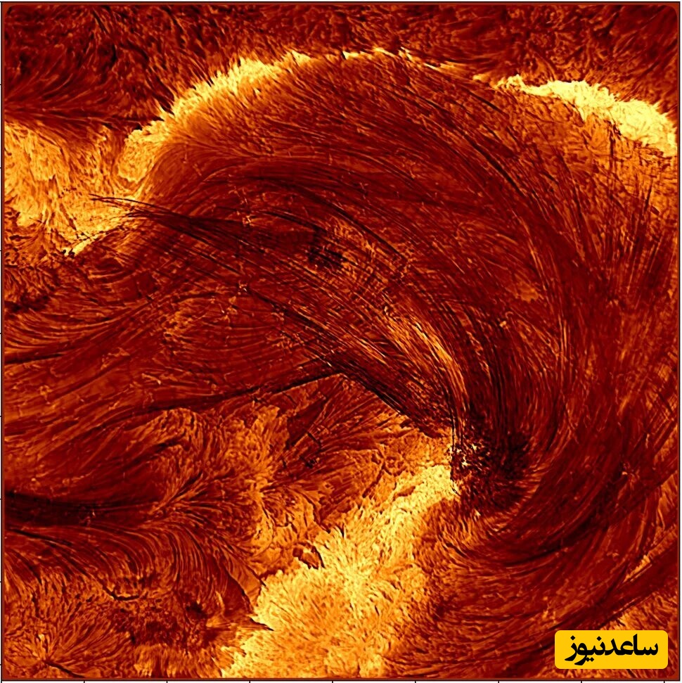 اولین عکس واقعی از سطح خورشید