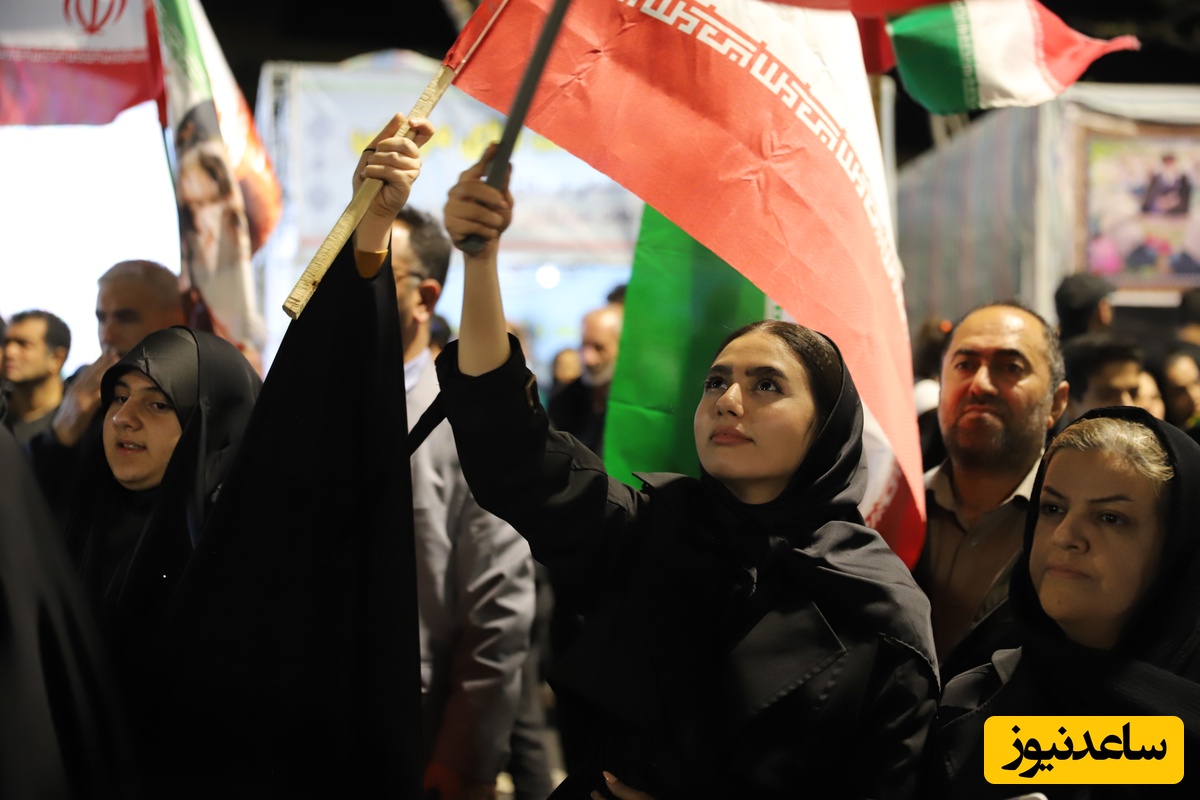 تحمع مردم تبریز  در شب 54 ام تجمعات شبانه