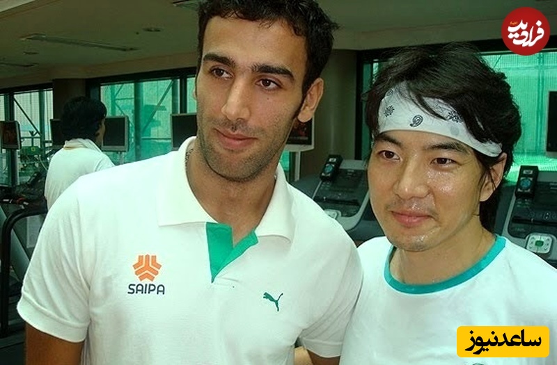 جومونگ» با والیبالیست‌های تیم سایپا 