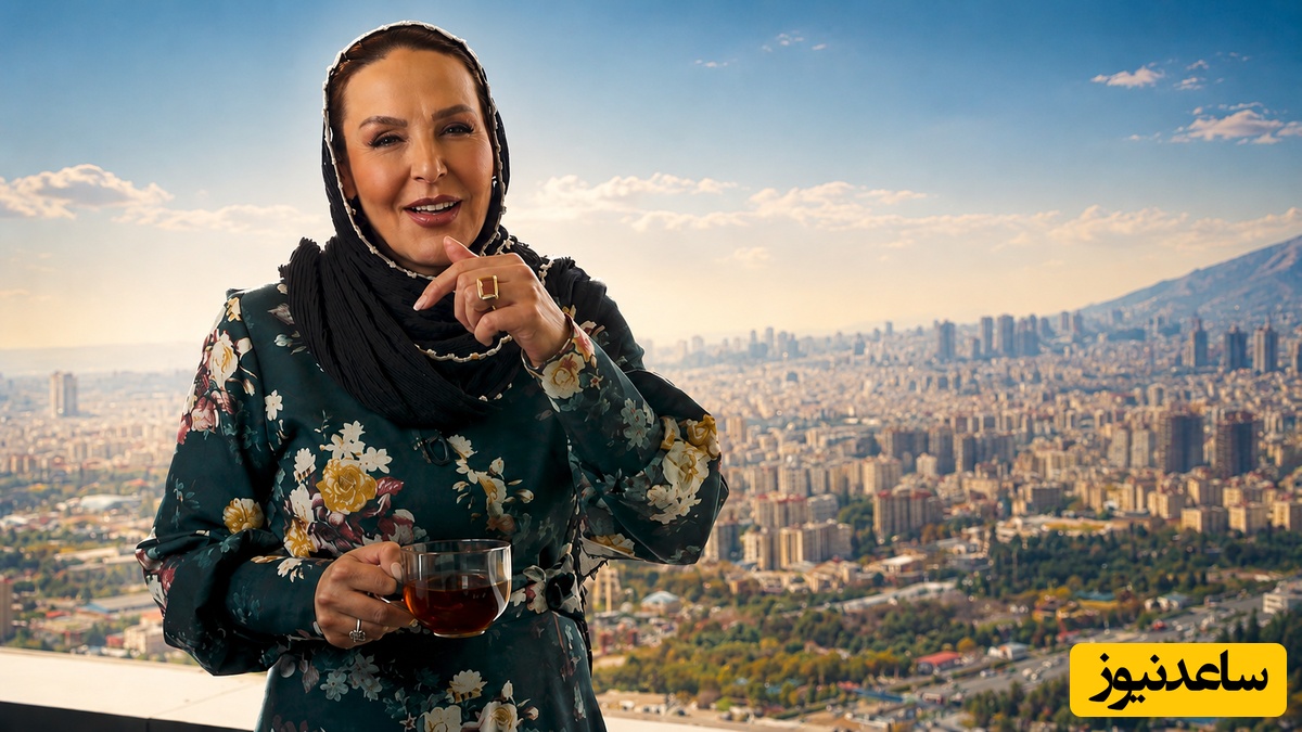 بازیگری که اولین نفر از آمار موشک‌باران تهران خبردار می شد! آزیتا ترکاشوند در پنت‌هاوس لوکسش شبکه خبر راه انداخت! خونه نگو برج مراقبت بگو+فیلم