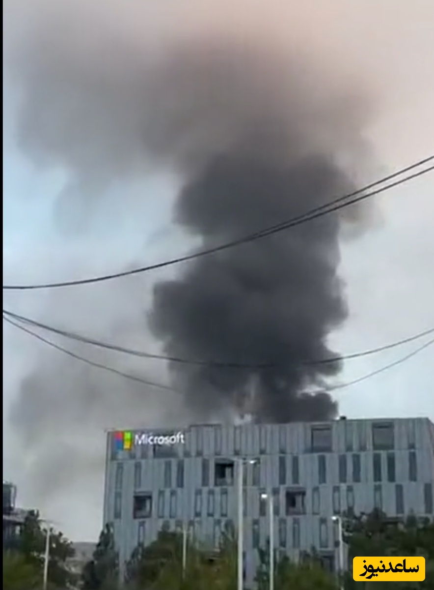 (فیلم) اولین تصاویر از ساختمان ماکروسافت در اسرائیل پس از حمله موشکی امروز صبح ایران