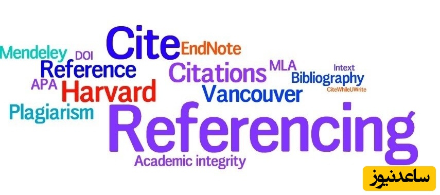 شیوه رفرنس دهی به کتابها و مقالات
