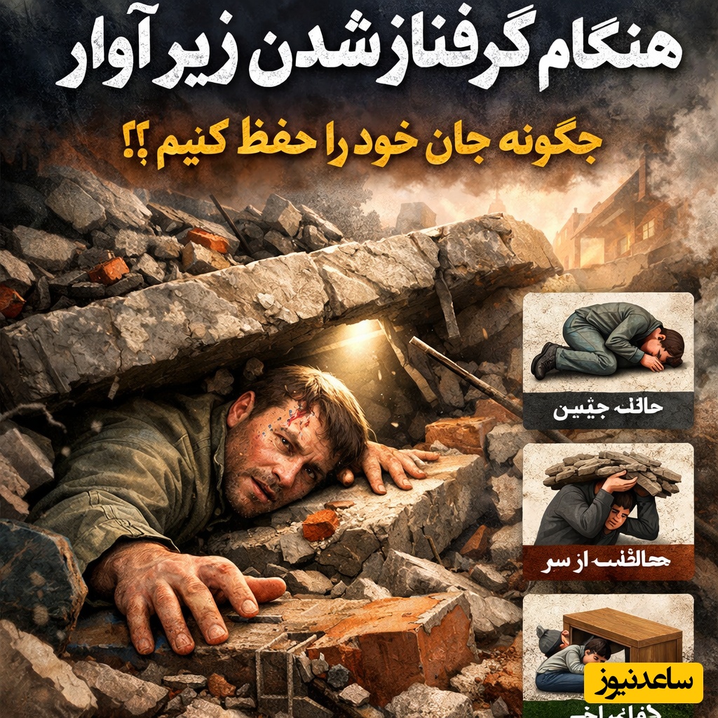 بقا در شرایط بحرانی؛ اگر در حمله هوایی گرفتار آوار شدید، این کارها را فوراً انجام دهید