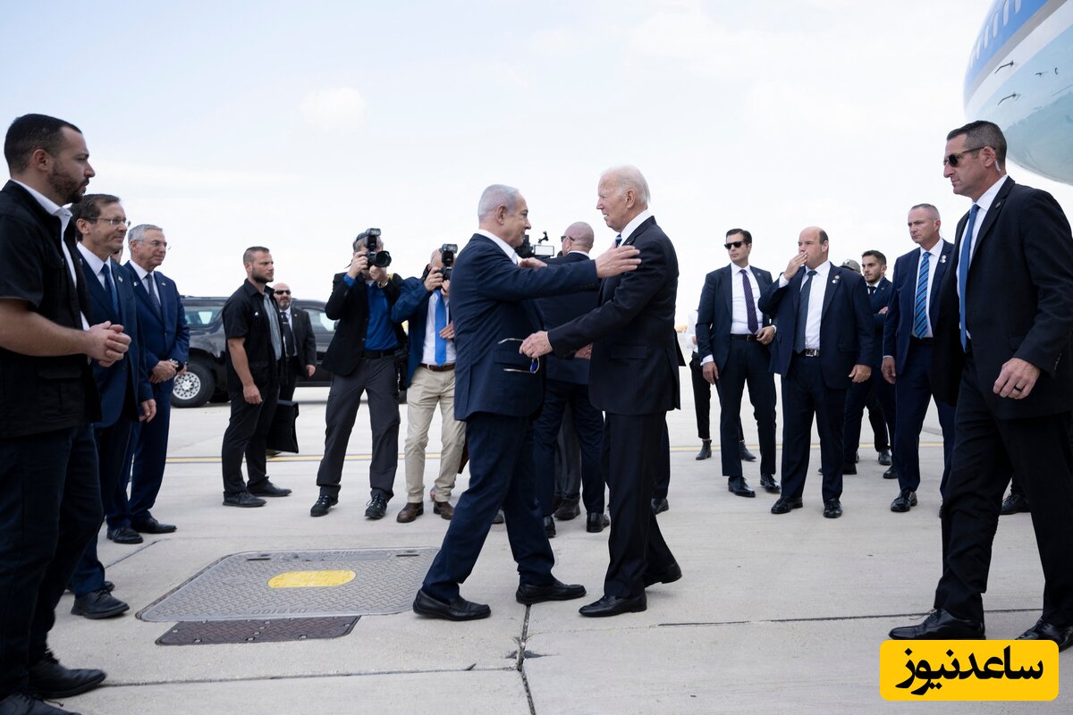 دیدار بایدن و نتانیاهو در اسرائیل