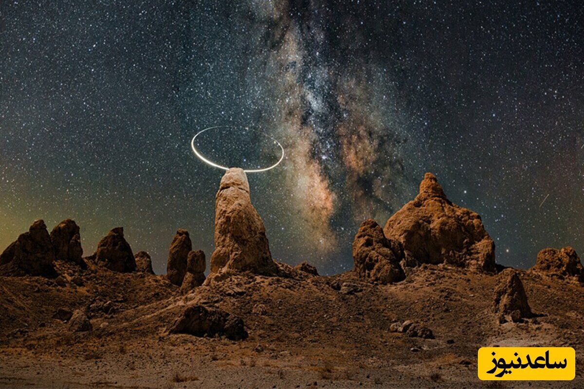 آسمان شب روستای مصر
