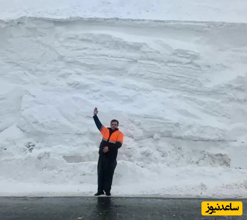 تنها نقطه‌ای از ایران که 4 متر برف بارید + فیلم