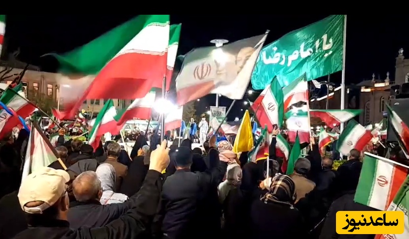 خروش شبانه تبریز؛ فریاد اقتدار در برابر زیاده‌خواهی‌های ترامپ+فیلم