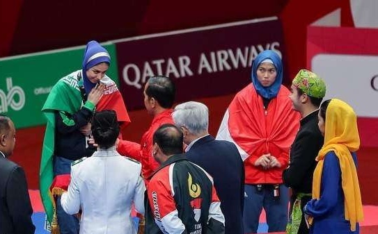 مرجان سلحشوری، قهرمان تکواندو: رئیس جمهور اندونزی من را با ورزشکار خودشان اشتباه گرفته بود وقتی با او دست ندادم ناراحت شد و...