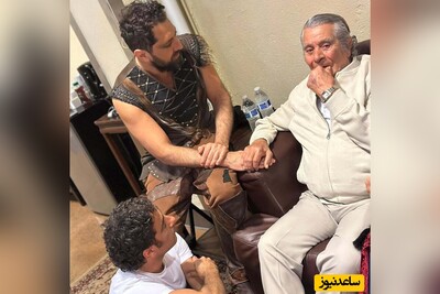ویدئو/ دیدار احساسی، بهرام رادان، نوید محمدزاده، بهرام افشاری و گوهر خیراندیش با بهروز وثوقی در آمریکا+ عکس