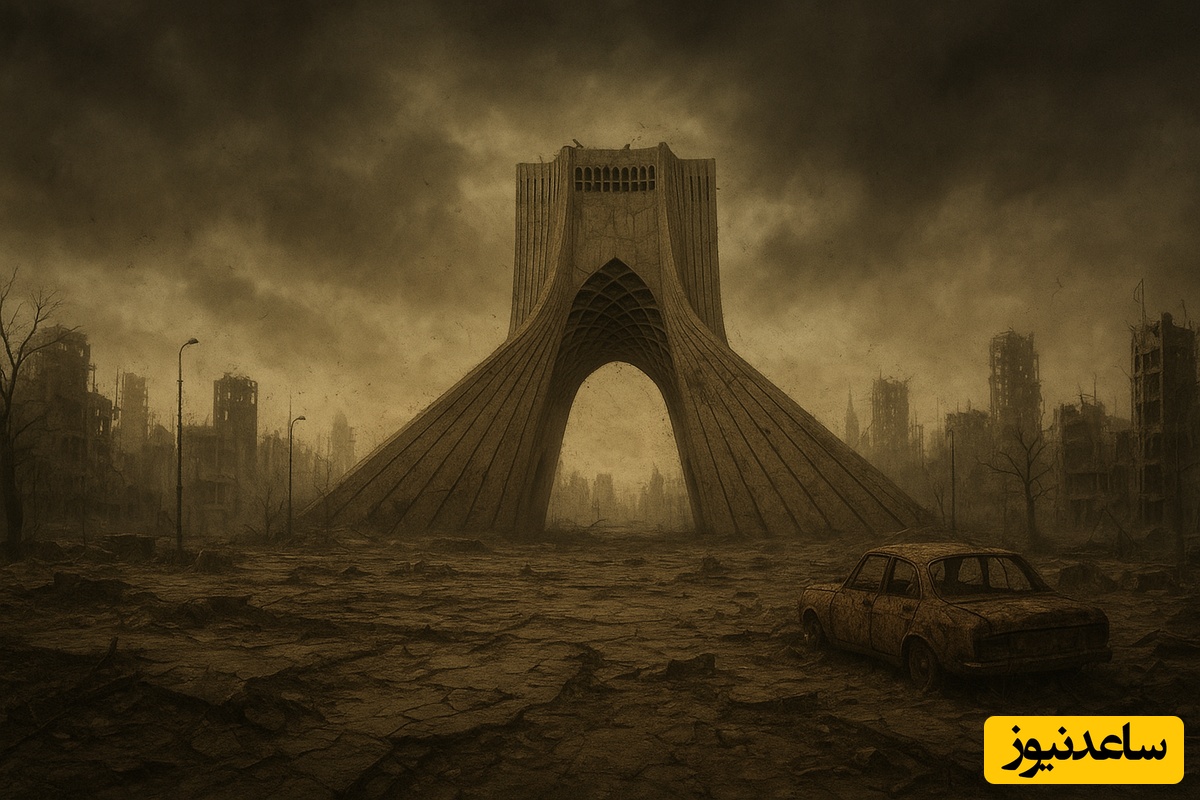 اگر تهران به عصر یخبندان تبدیل بشه چه شکلی میشه؟ از میدان آزادی تهران تا دانشگاه تهران