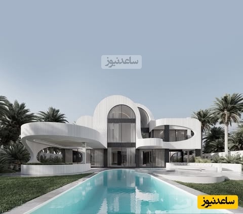 خیره‌کننده‌ترین ویلای دبی که طراحان ایرانی با معماری مدرن و مفهومی توانسته‌اند توجه همه را به خود جلب کنند / حس مهر و محبت داره این خونه + عکس