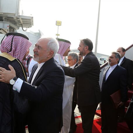 محمدجواد ظریف و امیرعبداللهیان در سفر به قطر