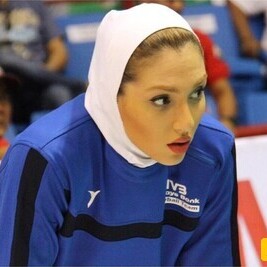 فرنوش شیخی ، جذاب ترین دختر والیبال بانوان ایران با همسرش کاوه رضایی بازیکن سپاهان +عکس