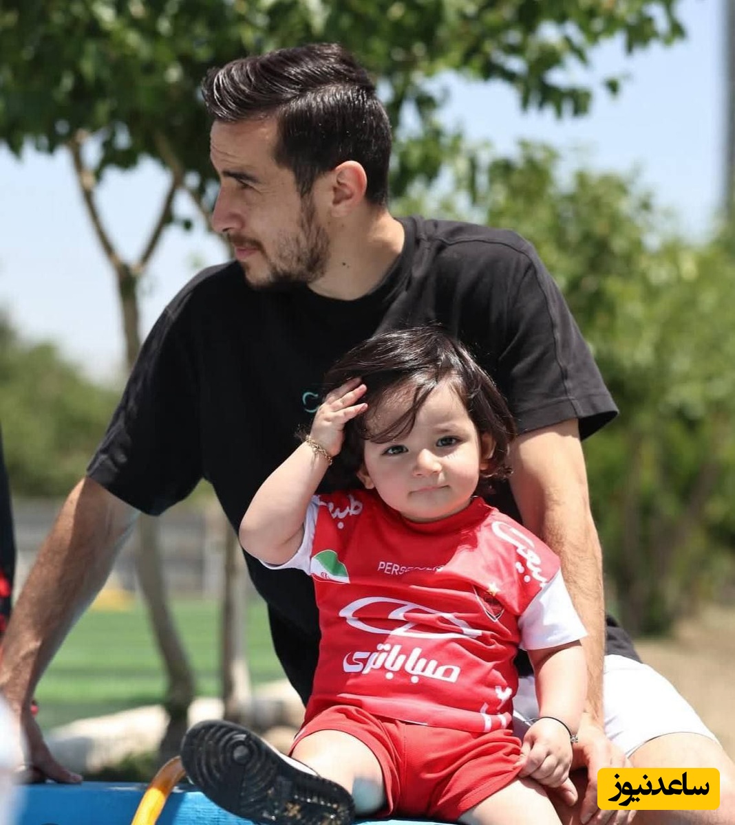 عروسک لبوبوی پسر ناز و بانمک فرشاد احمدزاده/ دستبند چشم نظرش رو ببین چه خوشگله😍+عکس