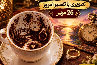 فال قهوه تصویری فردا یکشنبه 26 مهر 1405/ راز انگشتر در فال قهوه امروز؛ کسی برای یک تعهد ابدی و عاشقانه به سمت شما می‌آید!