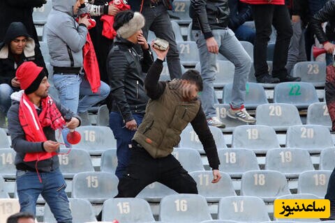 حواشی باور نکردنی و جنجالی بازی تراکتور و پرسپولیس/از پرت کردن خاک انداز به زمین تا گریه های خدابنده لو و ...